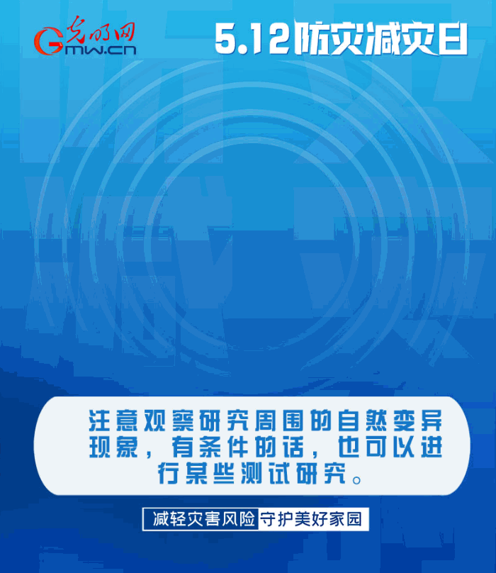 【動(dòng)態(tài)海報(bào)】減輕災(zāi)害風(fēng)險(xiǎn)，從這10個(gè)字開始