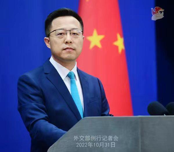外交部發(fā)言人趙立堅。 薛偉 攝