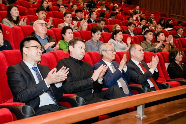 圖為哈薩克斯坦電影周開幕式現(xiàn)場(chǎng)。主辦方供圖