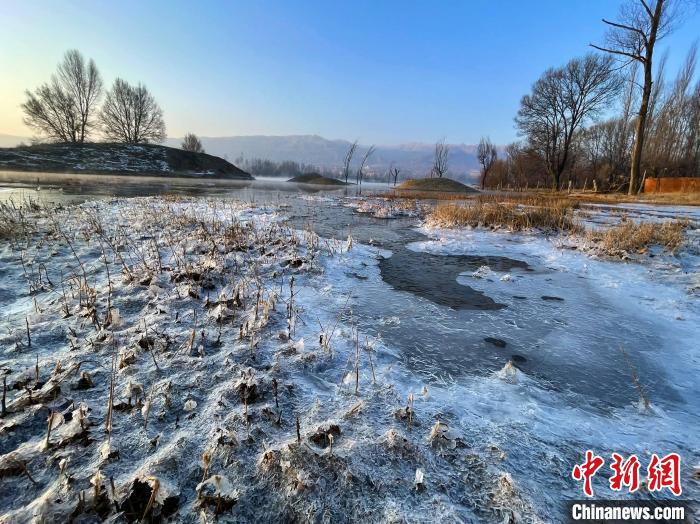 圖為青海省化隆縣黃河濕地景色。　李玉峰 攝