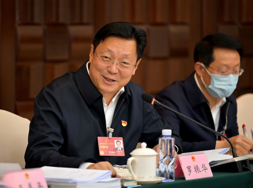 全國人大代表羅振華。