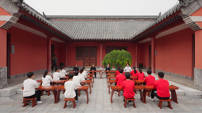 “一塊豆腐話清廉”思政課。滁州市委網(wǎng)信辦供圖