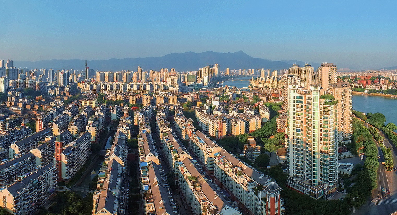 2018年，福州市臺江區(qū)蒼霞新城，高樓拔地而起，舊貌換新顏。