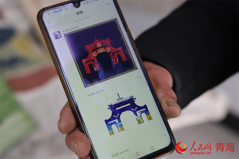 清華大學(xué)定制圖案。人民網(wǎng) 況玉攝